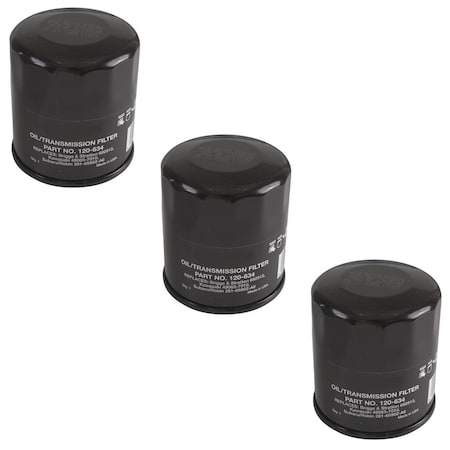 Aic Replacement Parts 3-Oil Filter Fits John Deere AM101001 AM101054 AM105172 AM105555 AM107423 M14759 3710280M1_x3